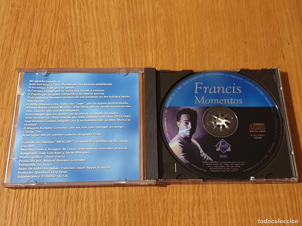 CDs de m&uacute;sica: CD Francis Reyes - Momentos - 1996 - Foto 2