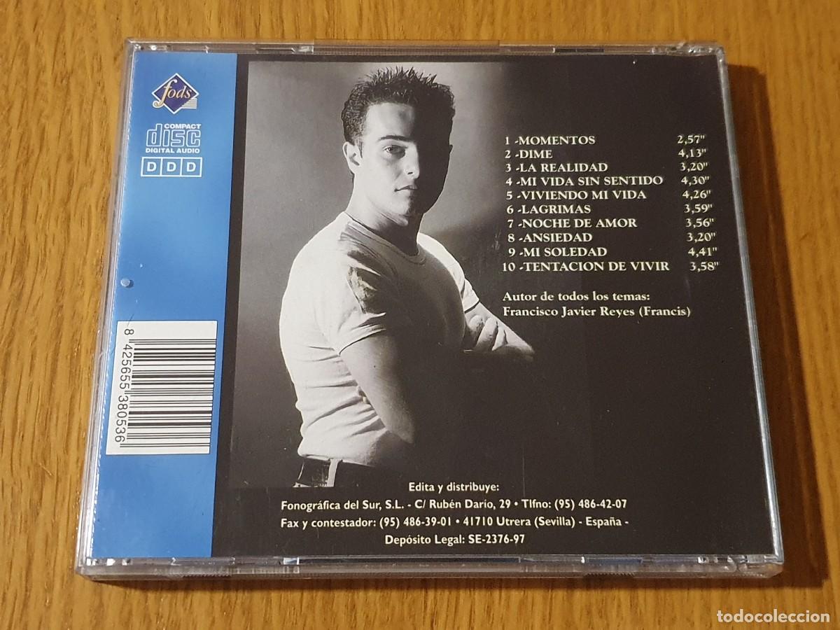 CDs de m&uacute;sica: CD Francis Reyes - Momentos - 1996 - Foto 3