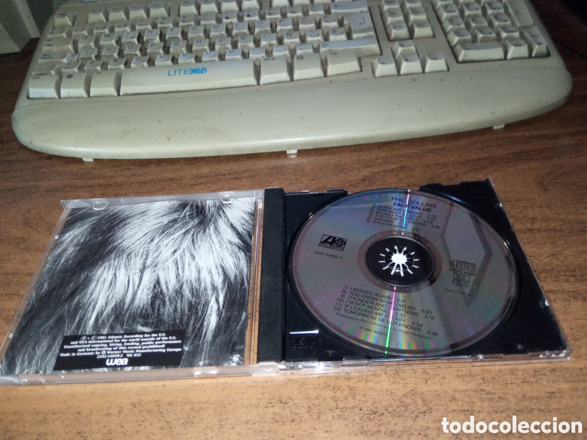 CDs de m&uacute;sica: PHIL COLLINS - FACE VALUE (1981) - Foto 2
