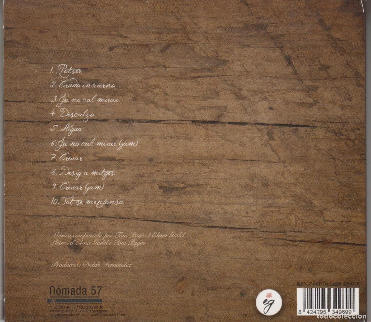 CDs de m&uacute;sica: Elena Gadel cd Tocant Fusta 2012 - Foto 2