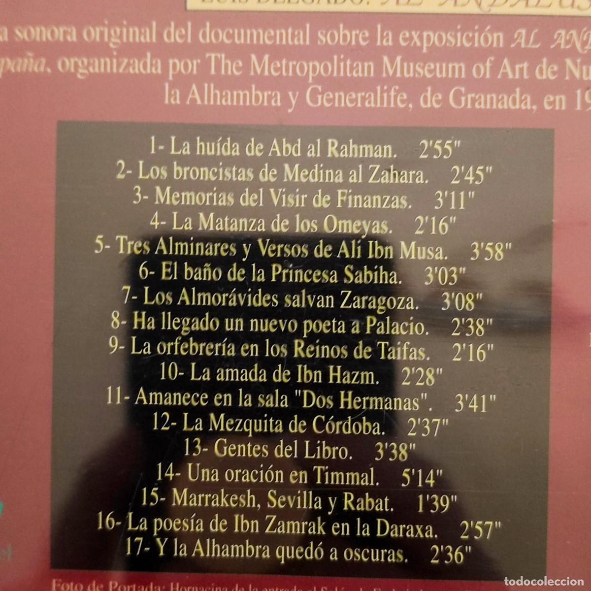CDs de m&uacute;sica: CD AL ANDALUS de LUIS DELGADO. Precintado. - Foto 3
