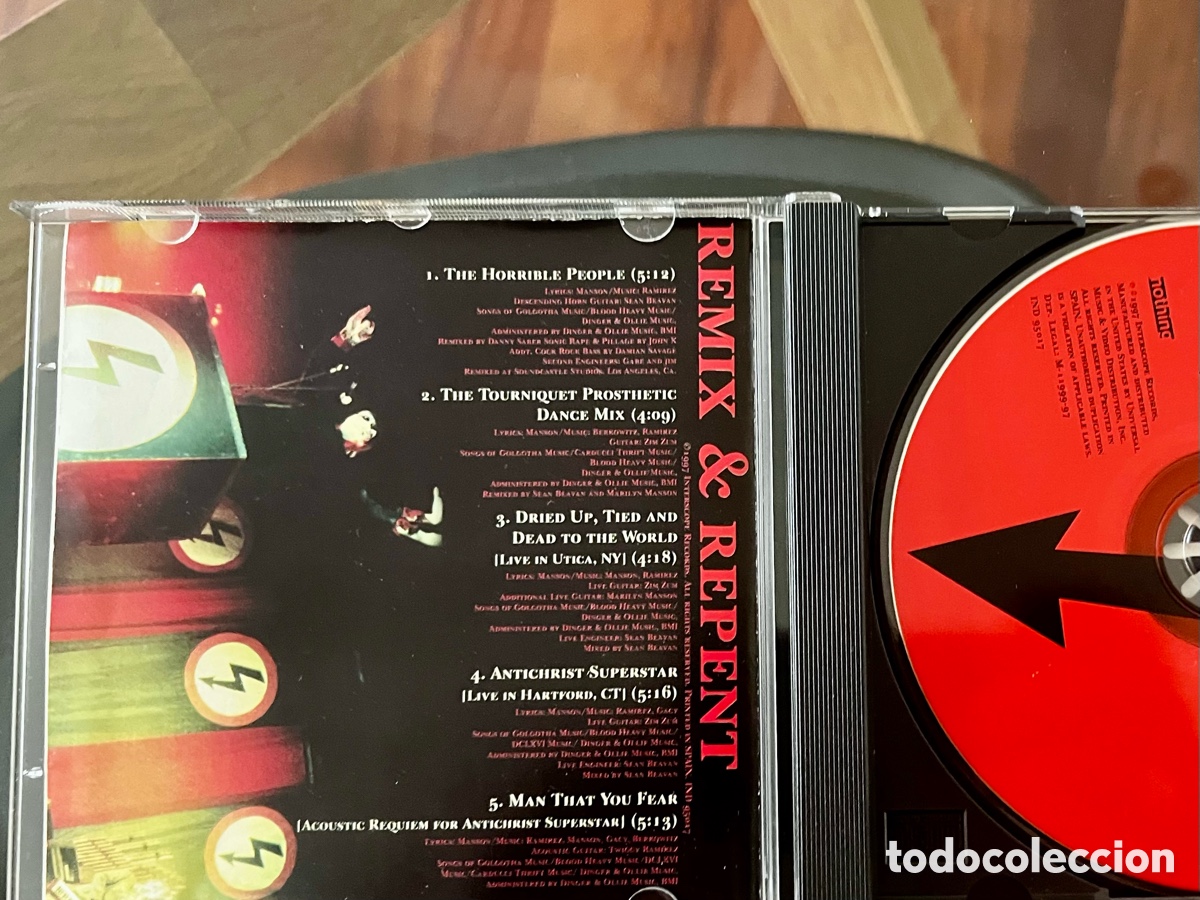 CDs de m&uacute;sica: MARILYN MANSON - REMIX & REPENT. - Foto 3