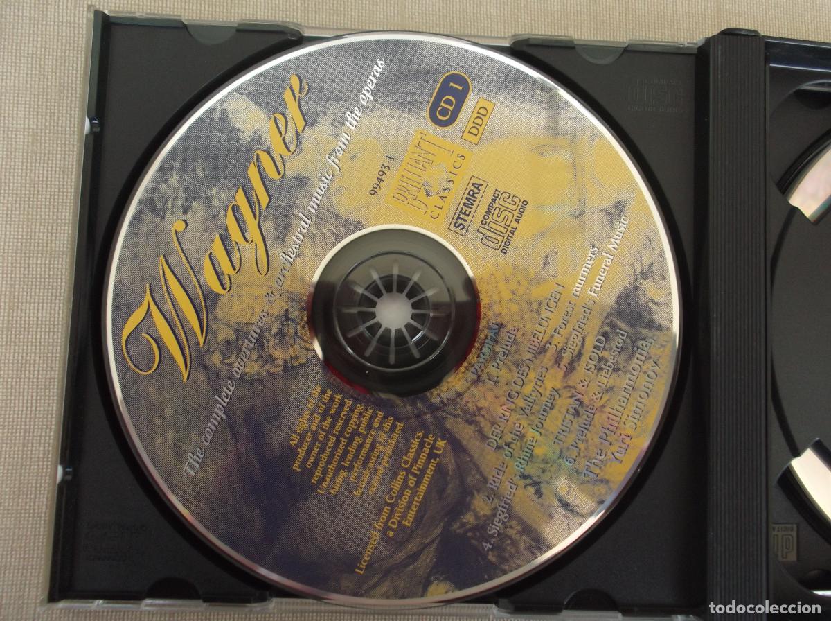 CDs de m&uacute;sica: WAGNER - THE COMPLETE OVERTURES - YURI SIMONOV - 3 CD-SET - - Foto 3
