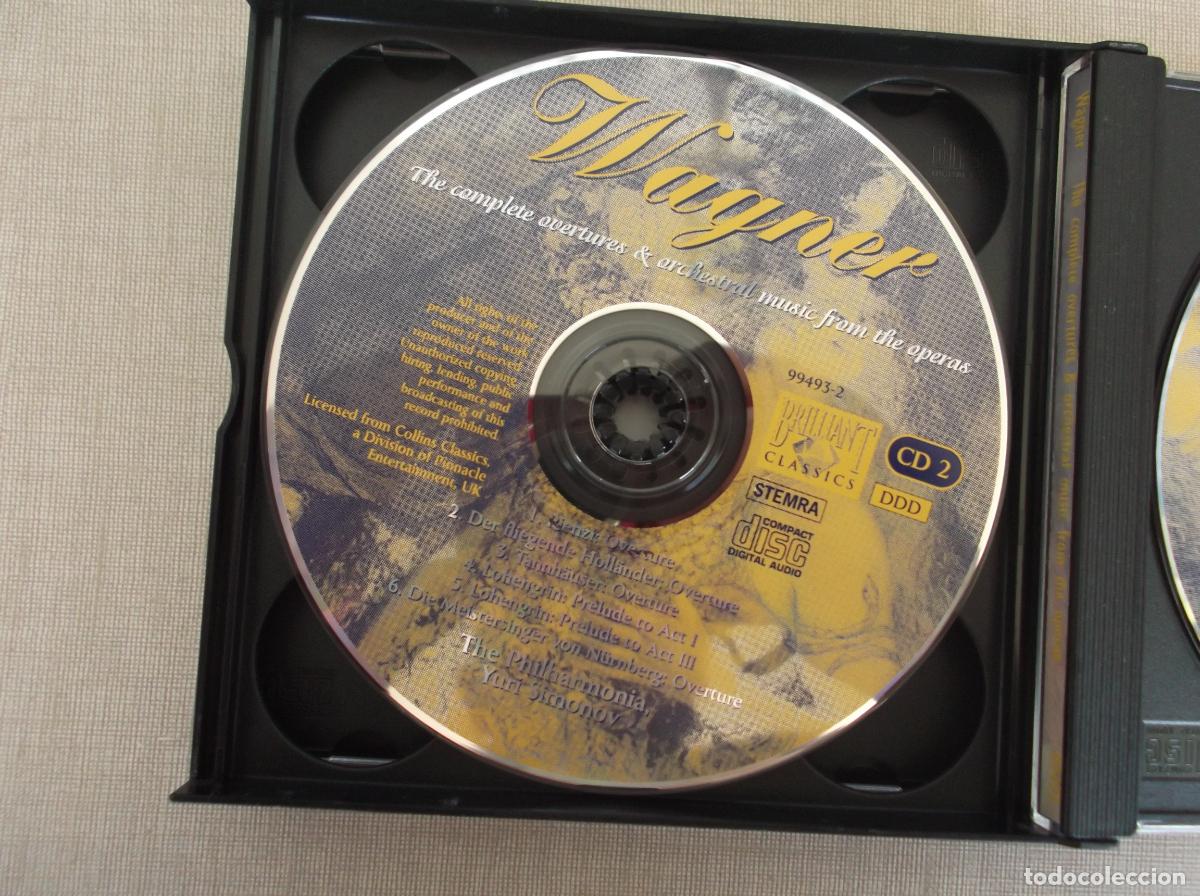 CDs de m&uacute;sica: WAGNER - THE COMPLETE OVERTURES - YURI SIMONOV - 3 CD-SET - - Foto 4