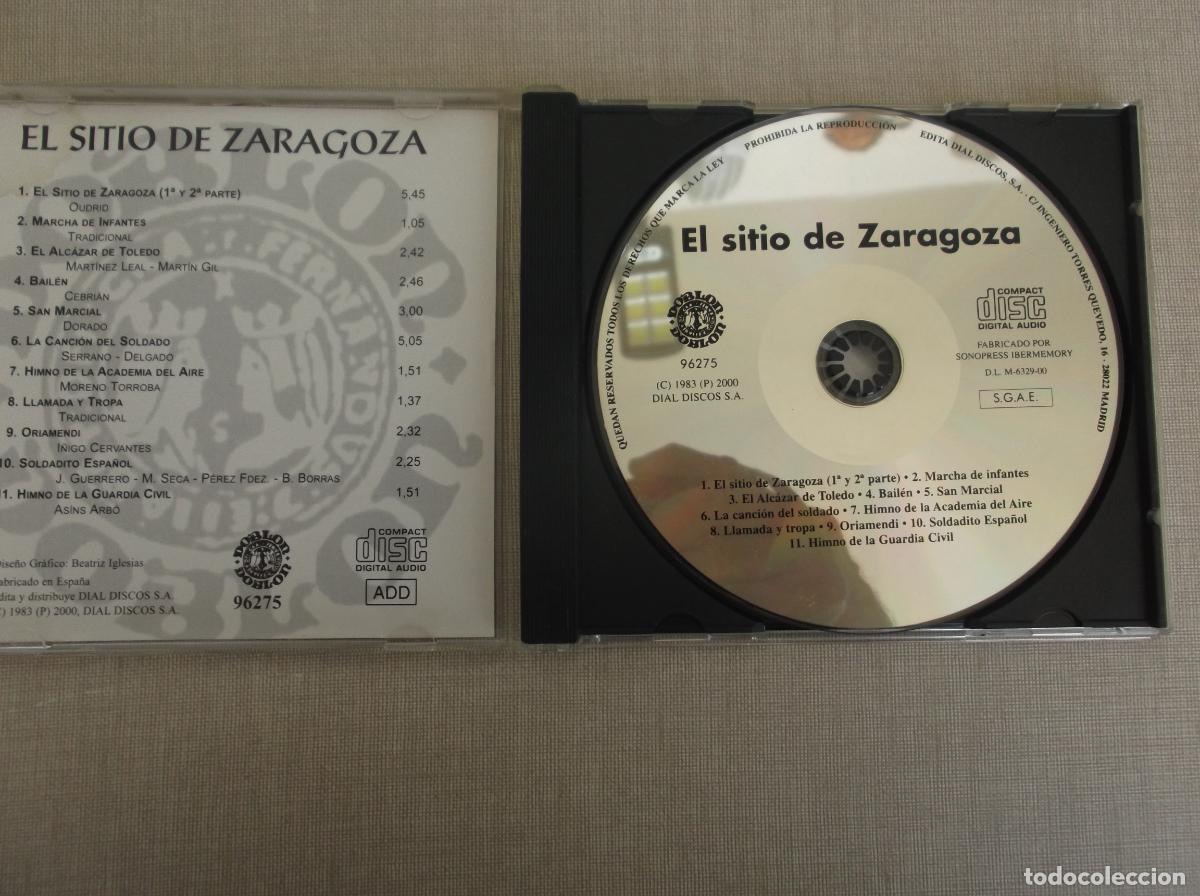 CDs de m&uacute;sica: EL SITIO DE ZARAGOZA - Foto 2
