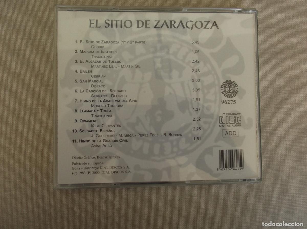 CDs de m&uacute;sica: EL SITIO DE ZARAGOZA - Foto 3