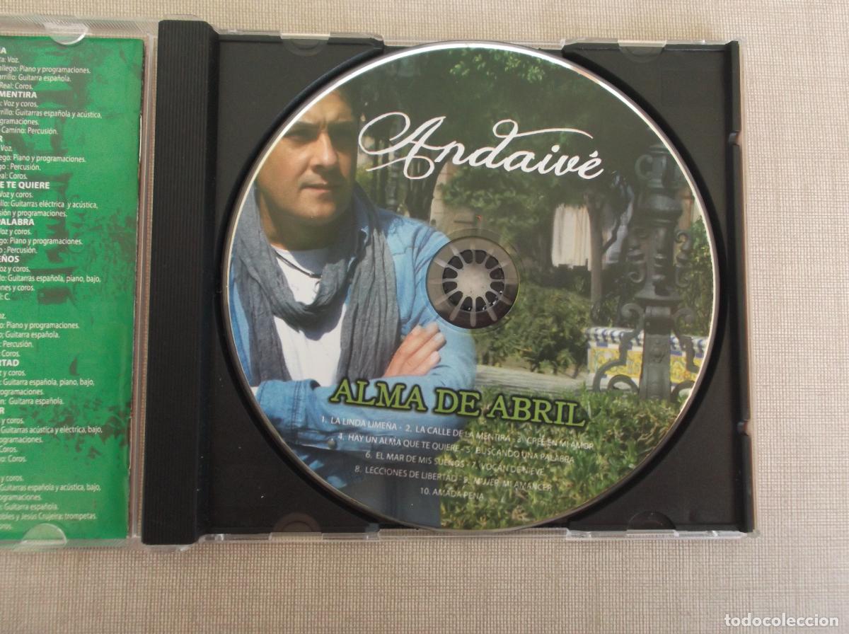 CDs de m&uacute;sica: ANDAIV&Eacute; - ALMA DE ABRIL - CD 2011 - Foto 3