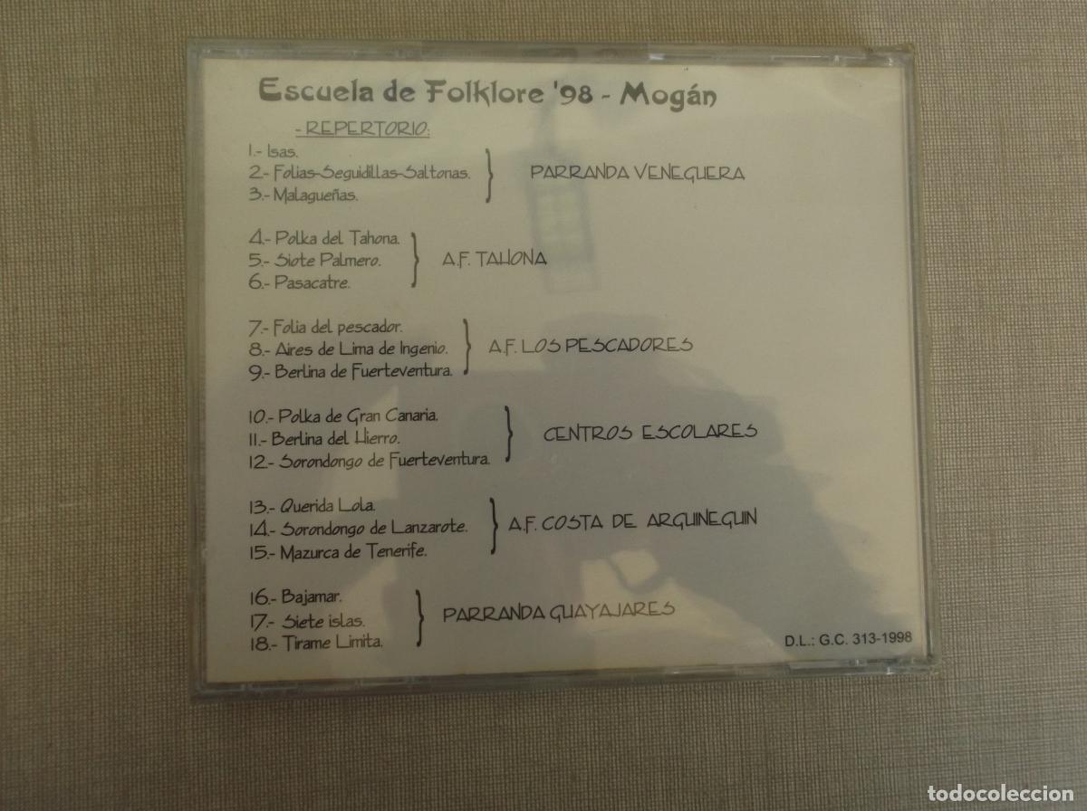 CDs de m&uacute;sica: ESCUELA DE FOLKLORE MOGAN `98 - CD PRECINTADO - Foto 2