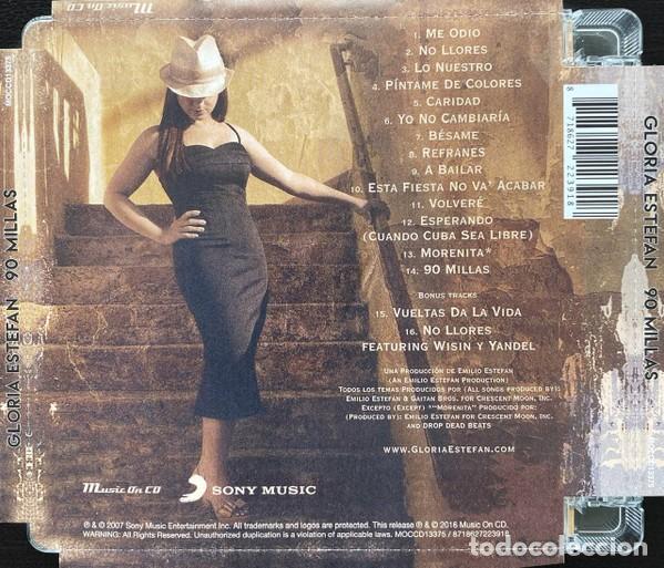 CDs de m&uacute;sica: Gloria Estefan &ndash; 90 Millas - Foto 2