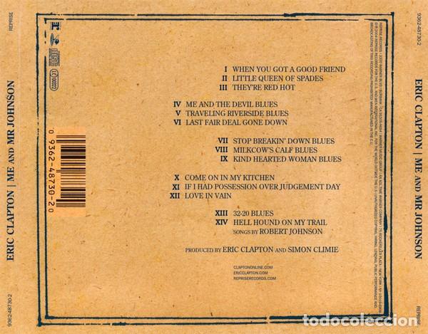 CDs de m&uacute;sica: Eric Clapton &ndash; Me And Mr Johnson - Foto 2