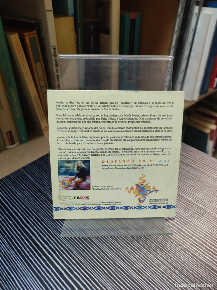 CDs de m&uacute;sica: Mar&iacute;a Bestar &ndash; Pensando En Ti - Foto 2