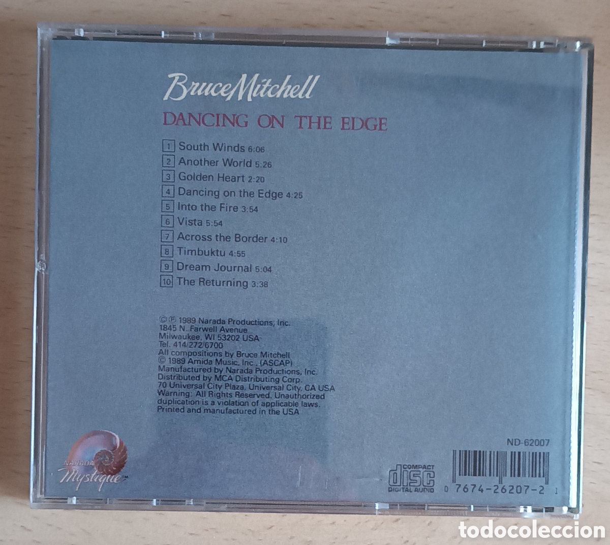CDs de m&uacute;sica: BRUCE MITCHELL- Dancing On The Edge (CD) - Foto 2