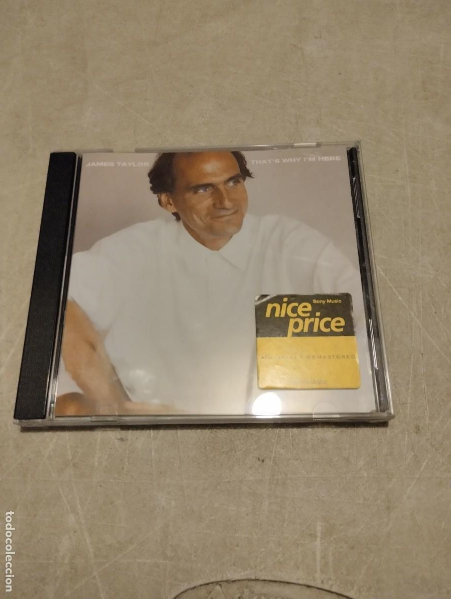 CDs de m&uacute;sica: JAMES TAYLOR CD THATS WHY IM HERE - Foto 1