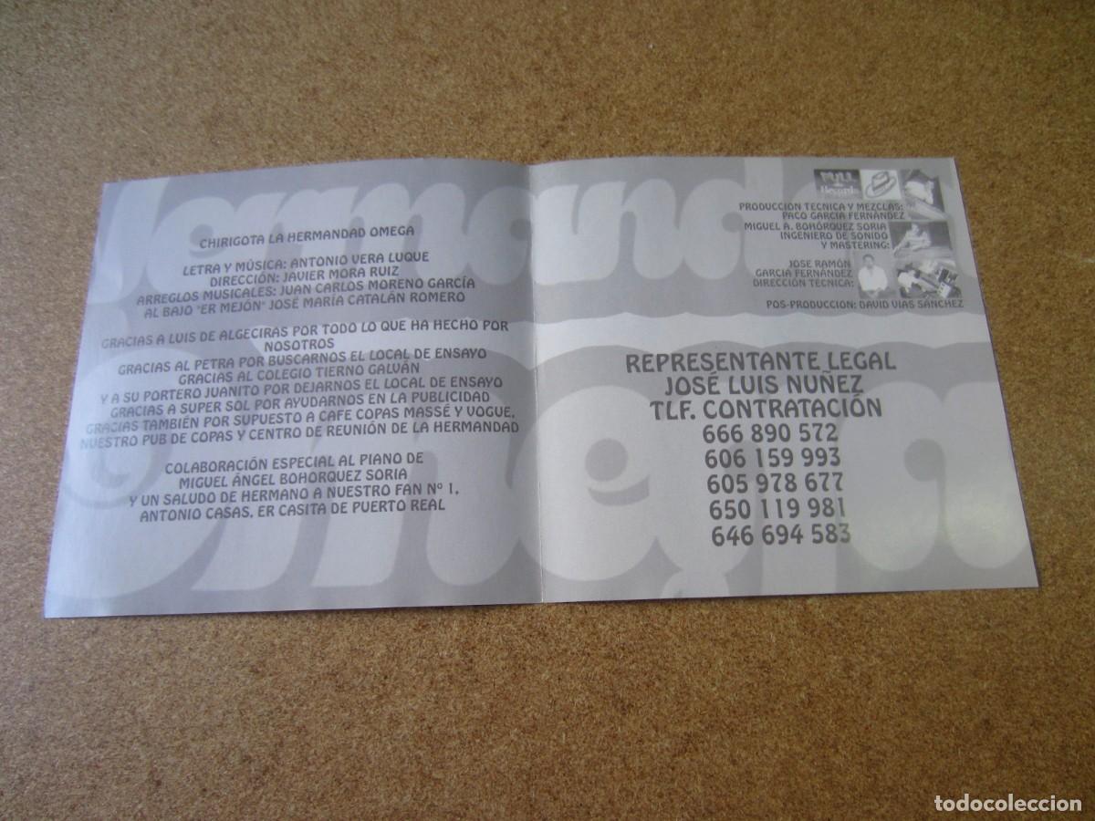 CDs de m&uacute;sica: La Hermandad Omega (Vera Luque) (Carnaval) (CD) - Foto 4