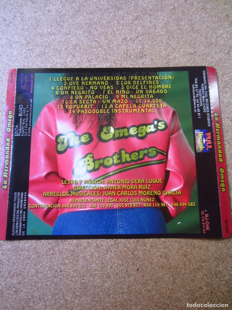 CDs de m&uacute;sica: La Hermandad Omega (Vera Luque) (Carnaval) (CD) - Foto 6