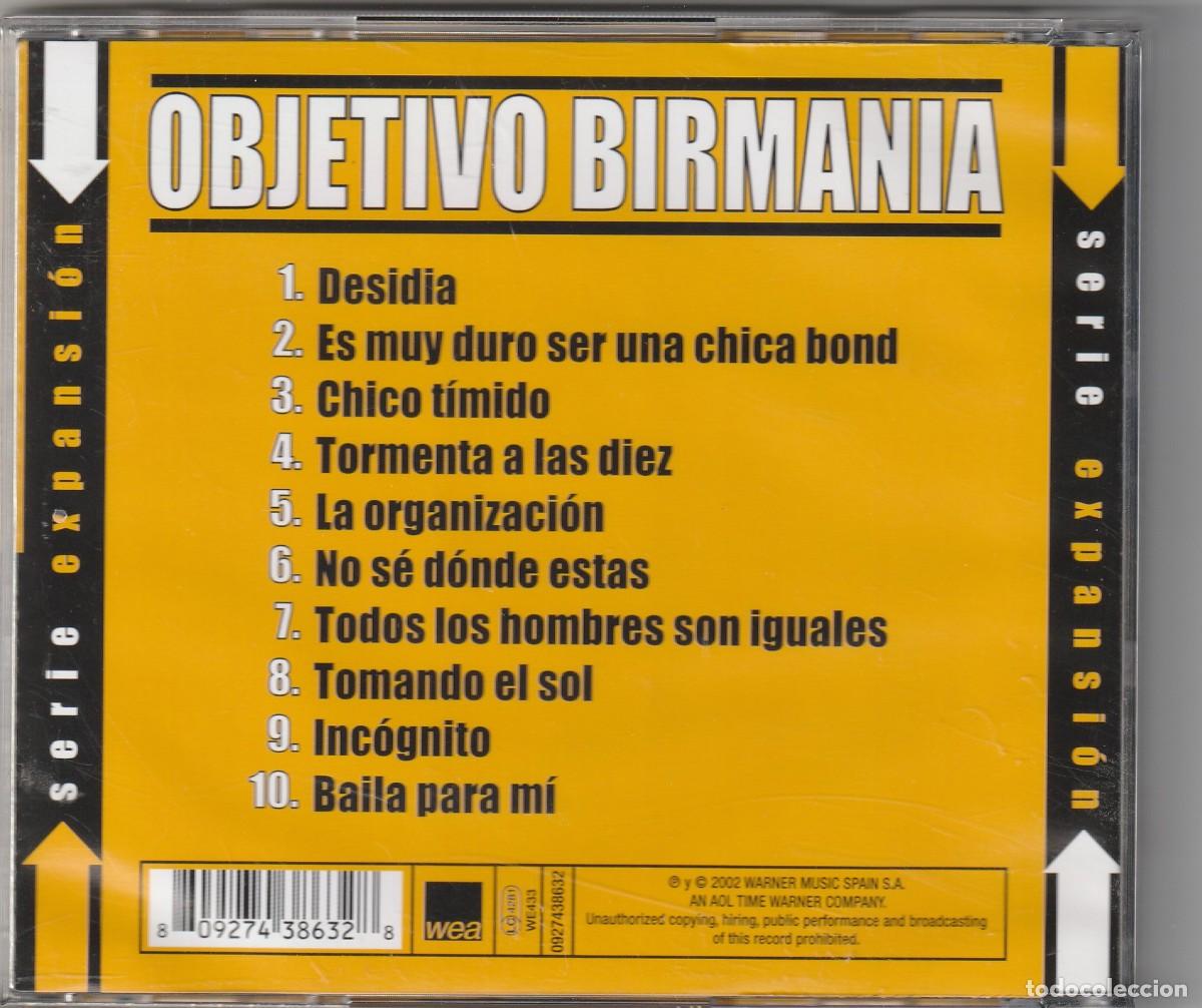 CDs de m&uacute;sica: OBJETIVO BIRMANIA - DESIDIA Y OTROS EXITOS (CD WEA 2002) - Foto 2