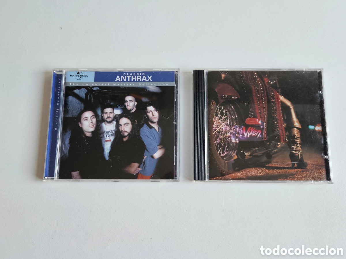 CDs de m&uacute;sica: Pack 2cds Anthrax y Vixen - Foto 1