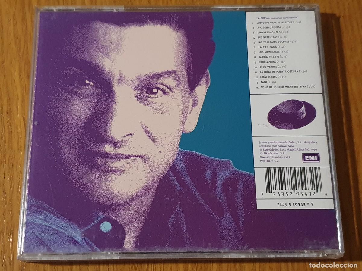 CDs de m&uacute;sica: CD CARLOS CANO LA COPLA MEMORIA SENTIMENTAL - Foto 3