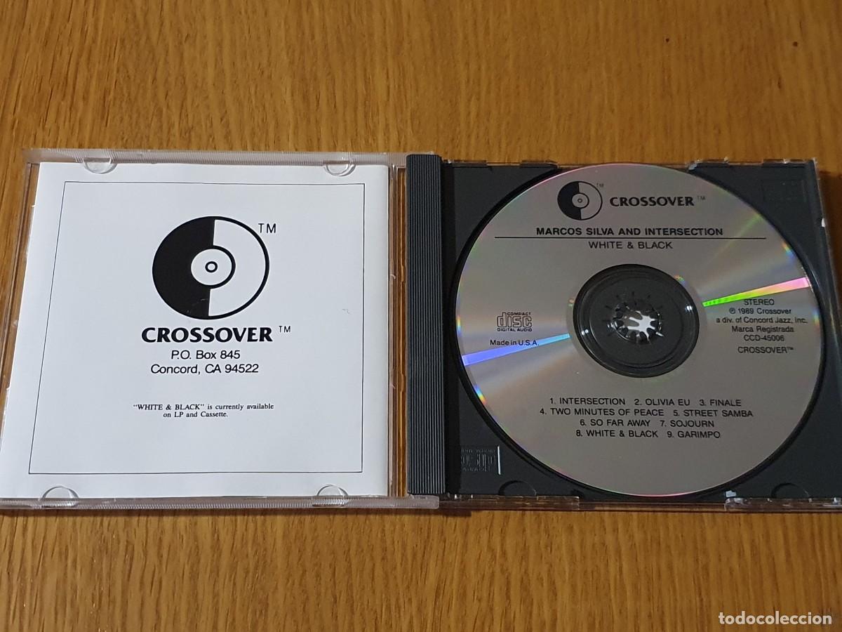 CDs de m&uacute;sica: CD Marcos Silva&nbsp;And&nbsp;Intersection (2)&nbsp;&ndash;&nbsp;White & Black - 1989 - Foto 2