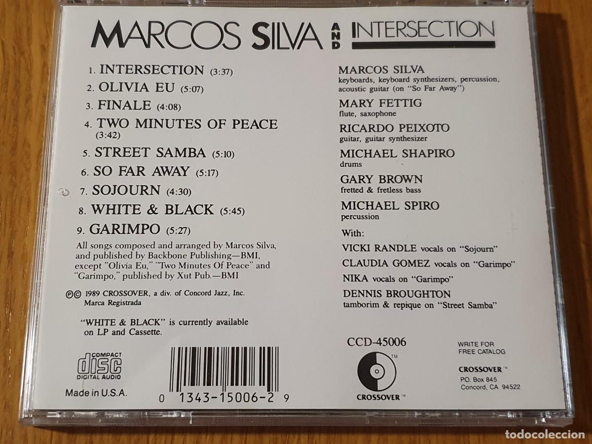 CDs de m&uacute;sica: CD Marcos Silva&nbsp;And&nbsp;Intersection (2)&nbsp;&ndash;&nbsp;White & Black - 1989 - Foto 3