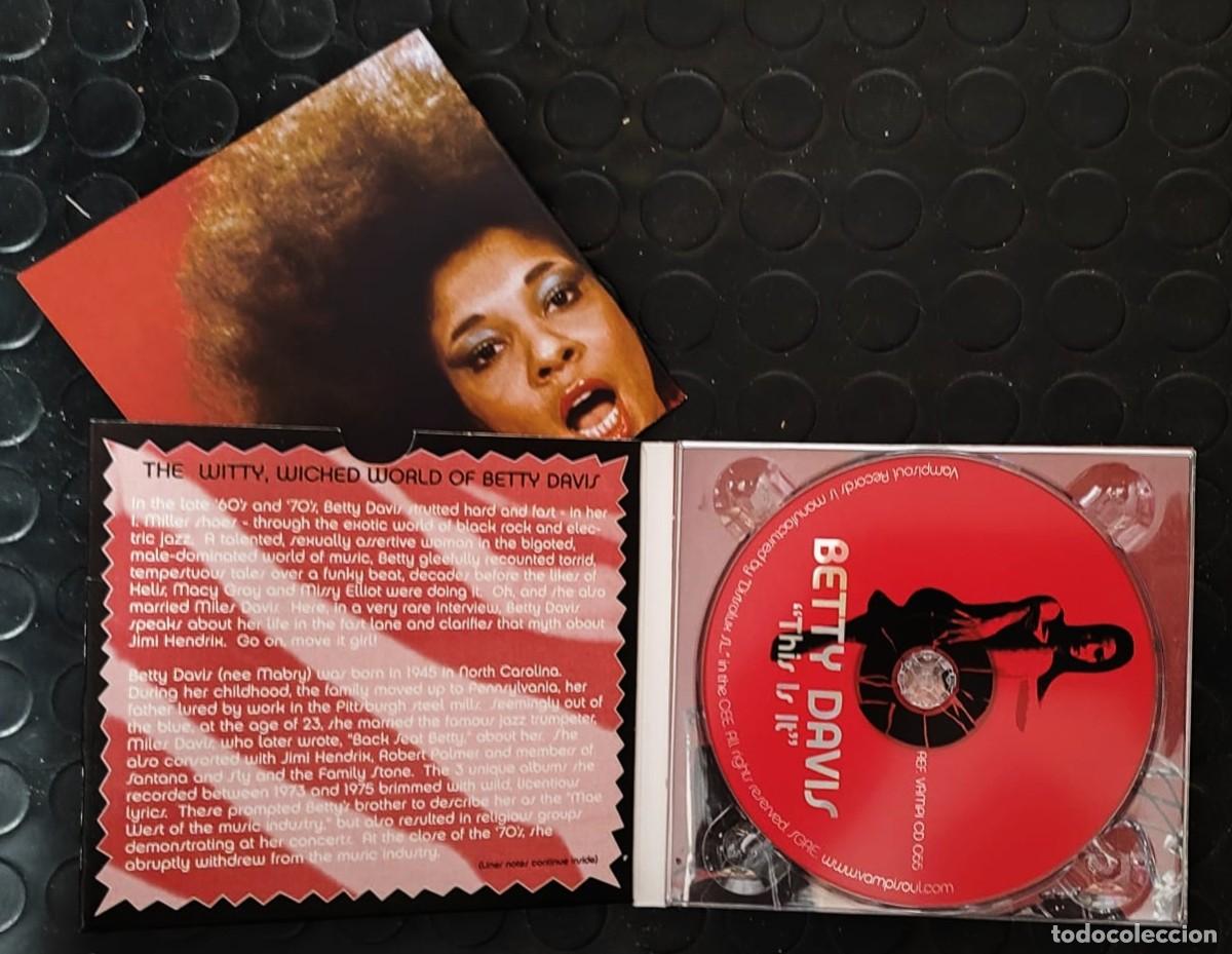 CDs de m&uacute;sica: BETTY DAVIS - This is it! - CD DIGIPACK - Foto 3