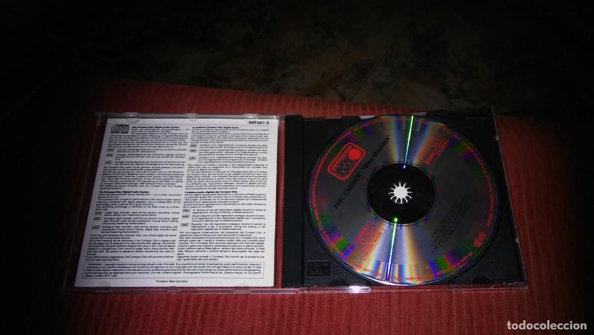 CDs de m&uacute;sica: PHIL CARMEN - WISE MONKEYS (1986) - Foto 2