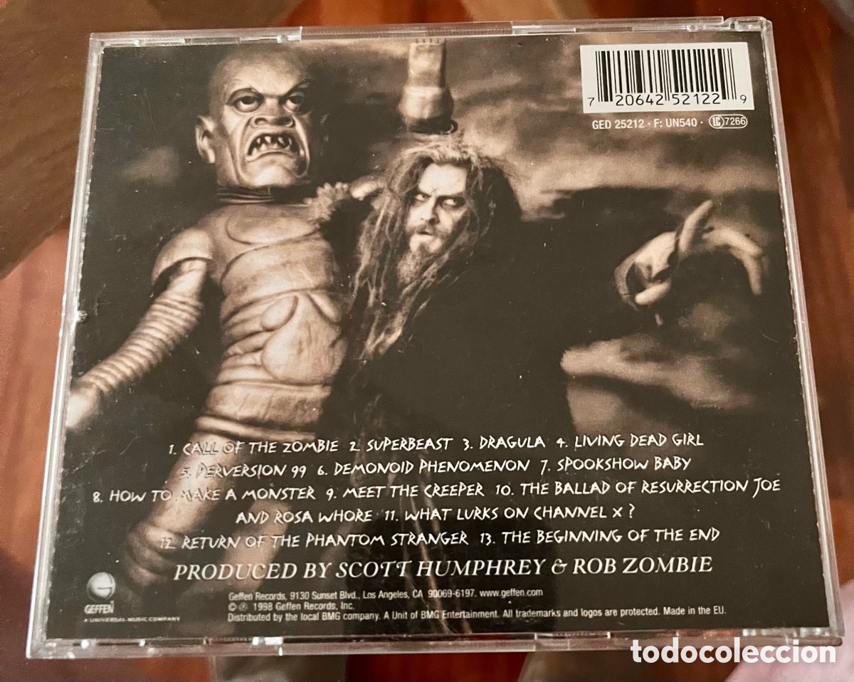 CDs de m&uacute;sica: ROB ZOMBIE - Hellbilly Deluxe - Foto 3