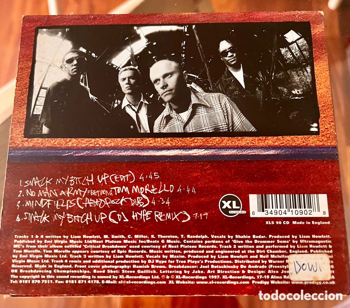 CDs de m&uacute;sica: PRODIGY - SMACK MY BITCH UP - Maxi - Foto 3