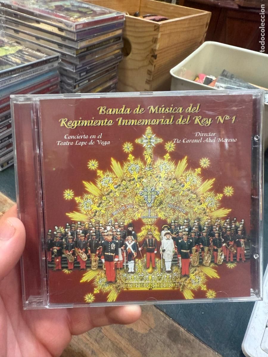 CDs de m&uacute;sica: CD BANDA DE MUSICA DEL REGIMIENTO INMEMORIAL DEL REY - SEMANA SANTA