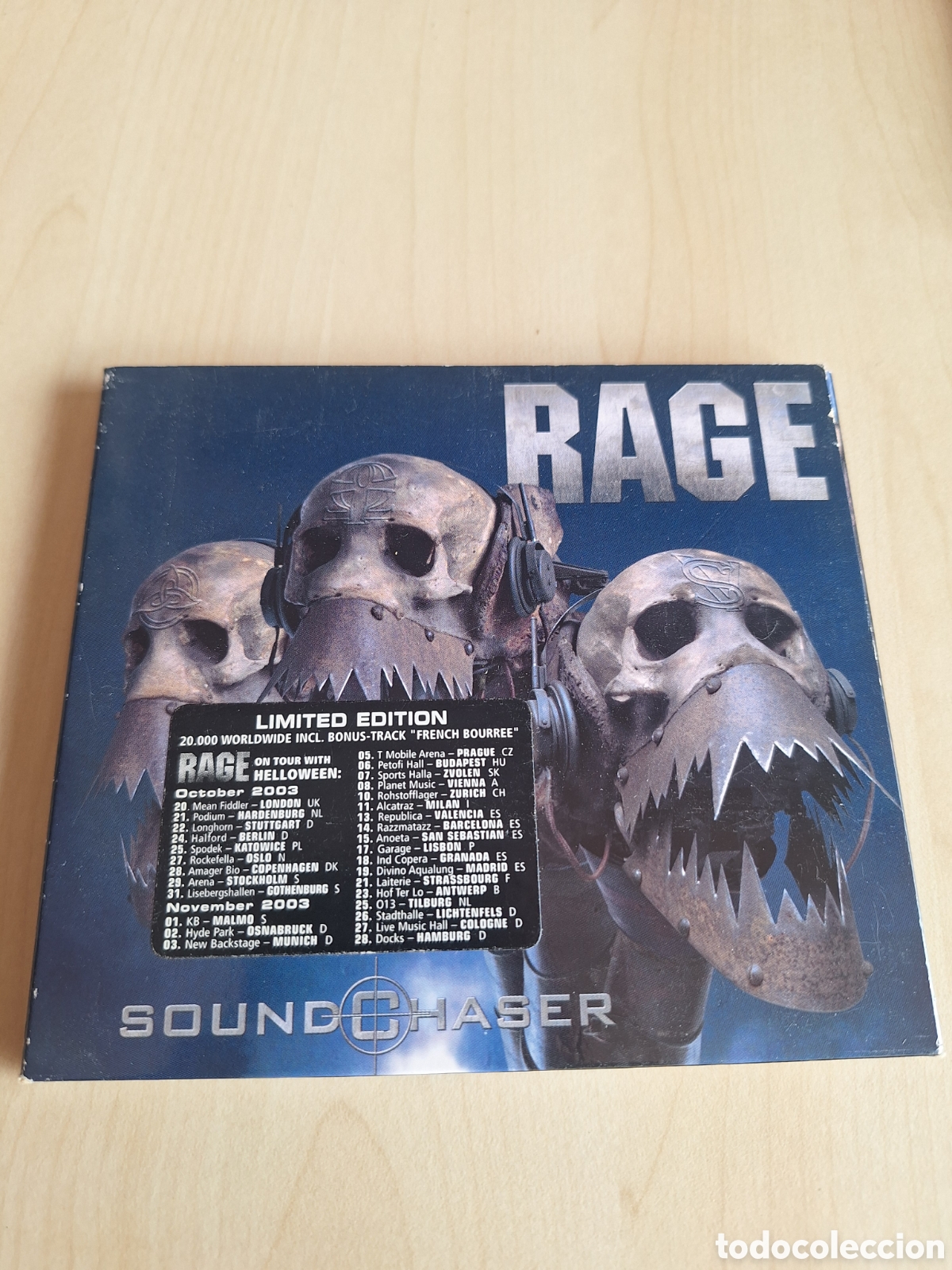CDs de m&uacute;sica: Scd64 rage soundchaser CD SEGUNDAMANO - Foto 1