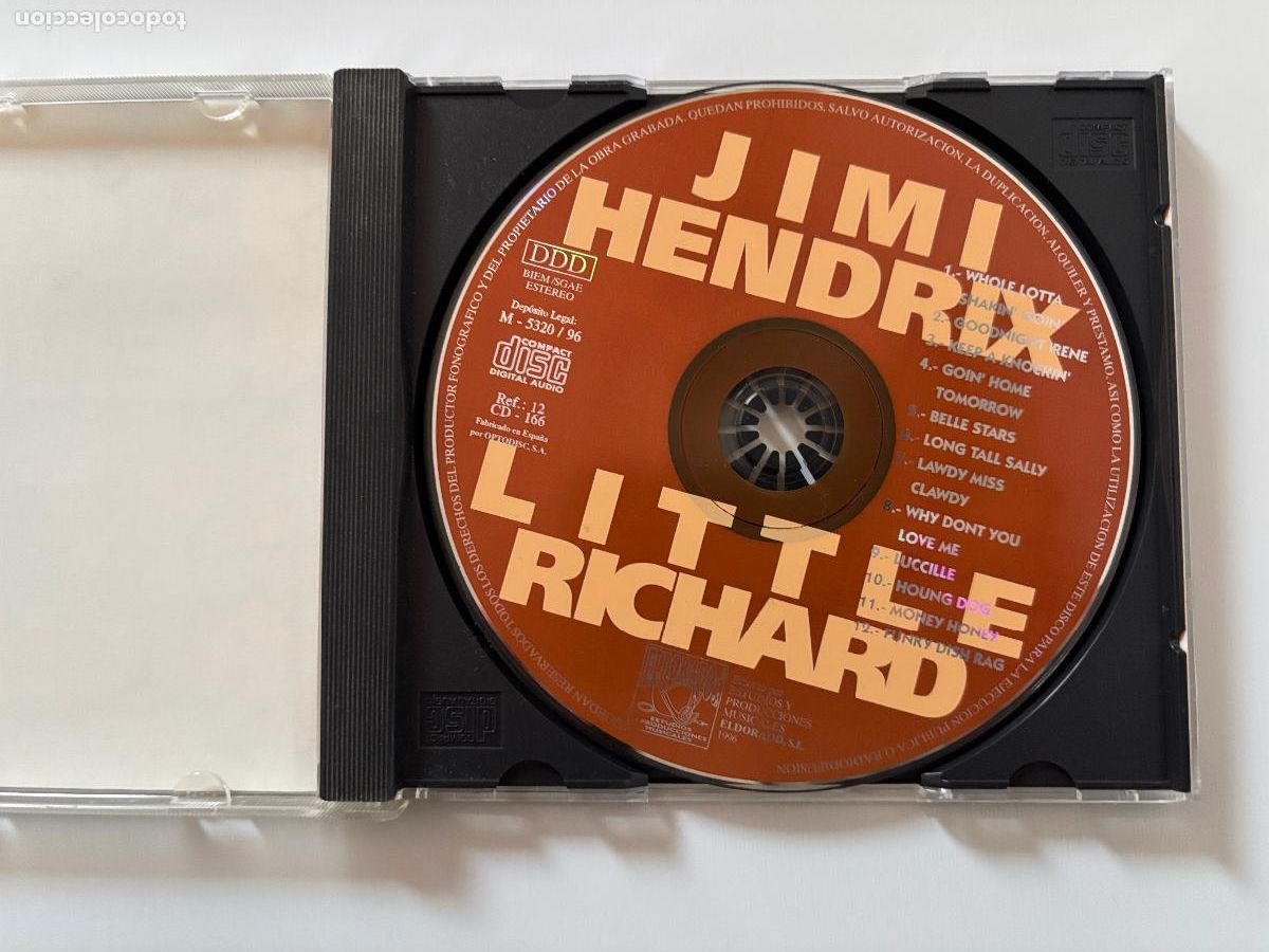 CDs de m&uacute;sica: Jimi Hendrix / Little Richard - Foto 3