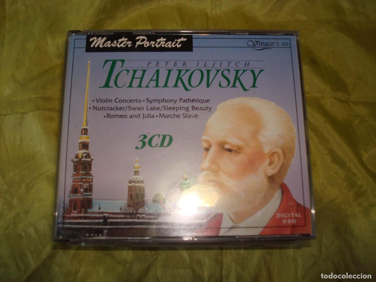 CDs de m&uacute;sica: TCHAIKOVSKY. MASTER PORTRAIT. 3 CD&acute;S. IMPECABLE(#) - Foto 1