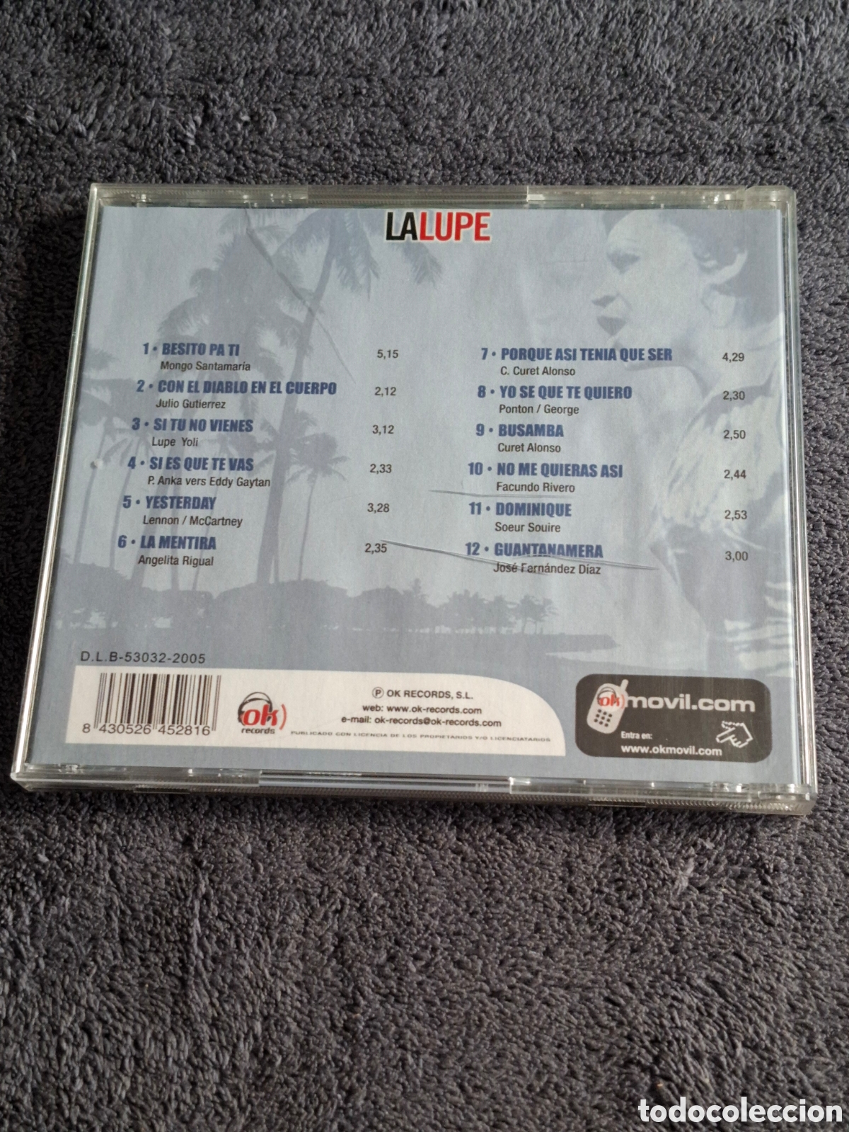 CDs de m&uacute;sica: CD47. La Lupe - La Lupe, Ok Records 2005. - Foto 4