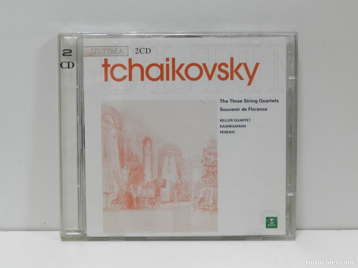 CDs de m&uacute;sica: DISCO 2 X CD. Tchaikovsky &ndash; The Three String Quartets - Souvenir De Florence. COMPACT DISC. - Foto 1