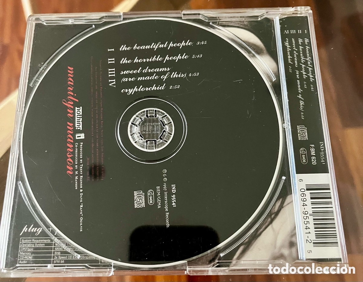 CDs de m&uacute;sica: MARILYN MANSON - The Beatiful People - - Foto 2