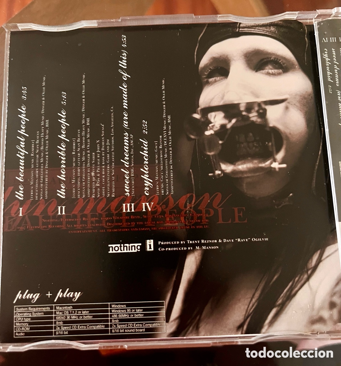 CDs de m&uacute;sica: MARILYN MANSON - The Beatiful People - - Foto 3