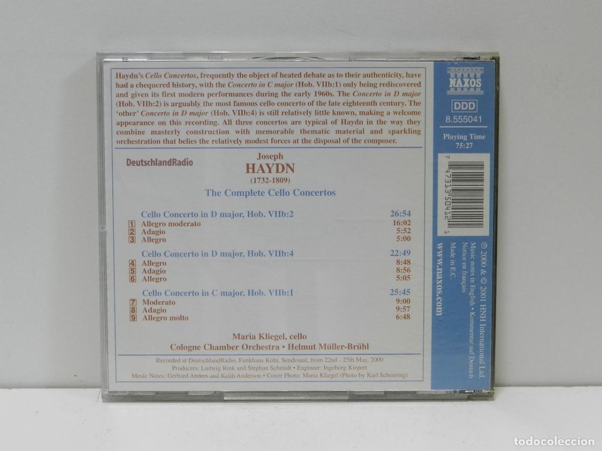 CDs de m&uacute;sica: DISCO CD. Haydn &ndash; Cello Concertos. COMPACT DISC. - Foto 2