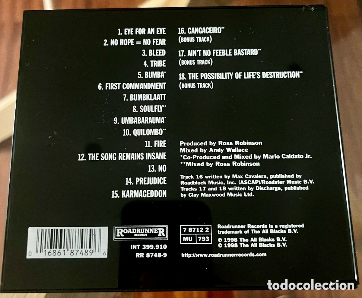 CDs de m&uacute;sica: SOULFLY - SPECIAL LIMITED EDITION- - Foto 3