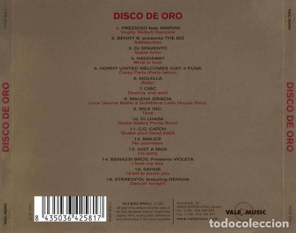 CDs de m&uacute;sica: DISCO DE ORO [2003] VALE MUSIC - Foto 2
