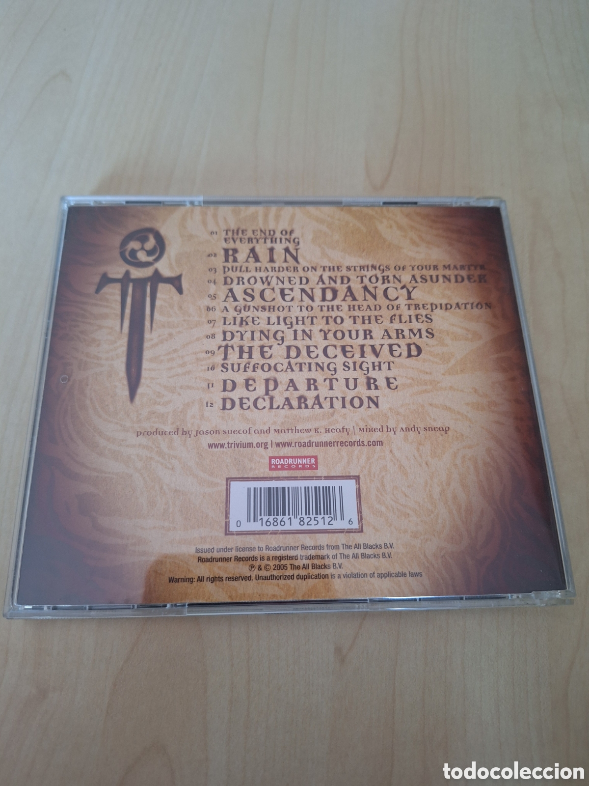 CDs de m&uacute;sica: SCD76 trivium ascendancy CD SEGUNDAMANO - Foto 2