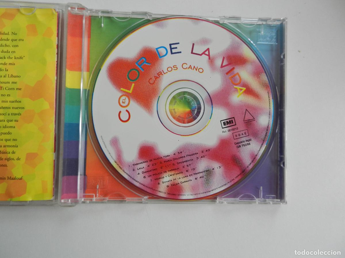 CDs de m&uacute;sica: CARLOS CANO - EL COLOR DE LA VIDA - EMI 1996 - CD - Foto 2