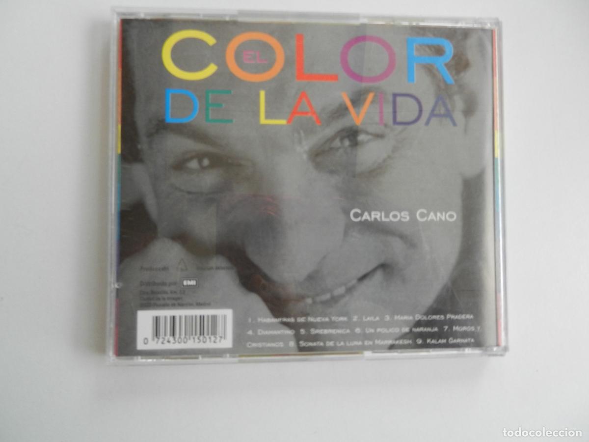 CDs de m&uacute;sica: CARLOS CANO - EL COLOR DE LA VIDA - EMI 1996 - CD - Foto 3