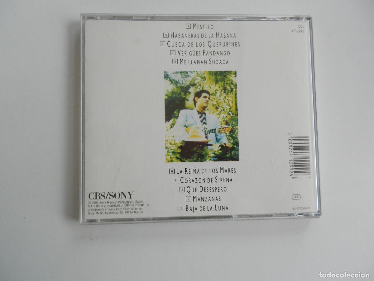 CDs de m&uacute;sica: CARLOS CANO - MESTIZO - CD SONY 1992 - Foto 3
