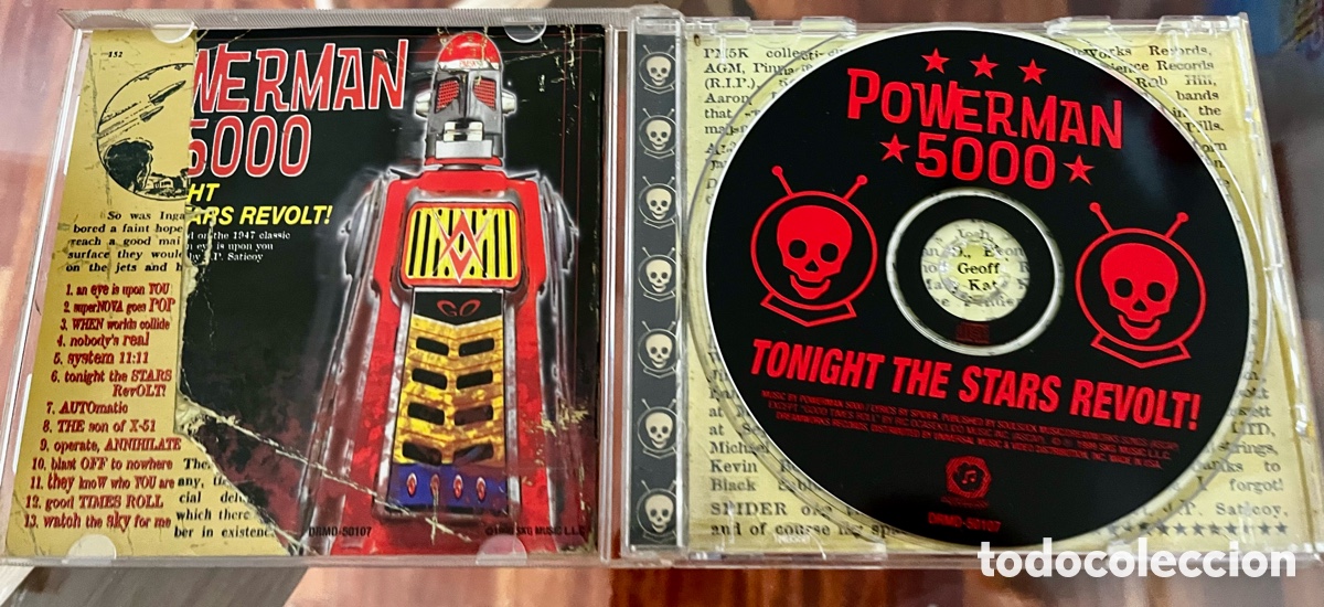 CDs de m&uacute;sica: POWERMAN 5000 - Tonight stars revolt - Foto 2