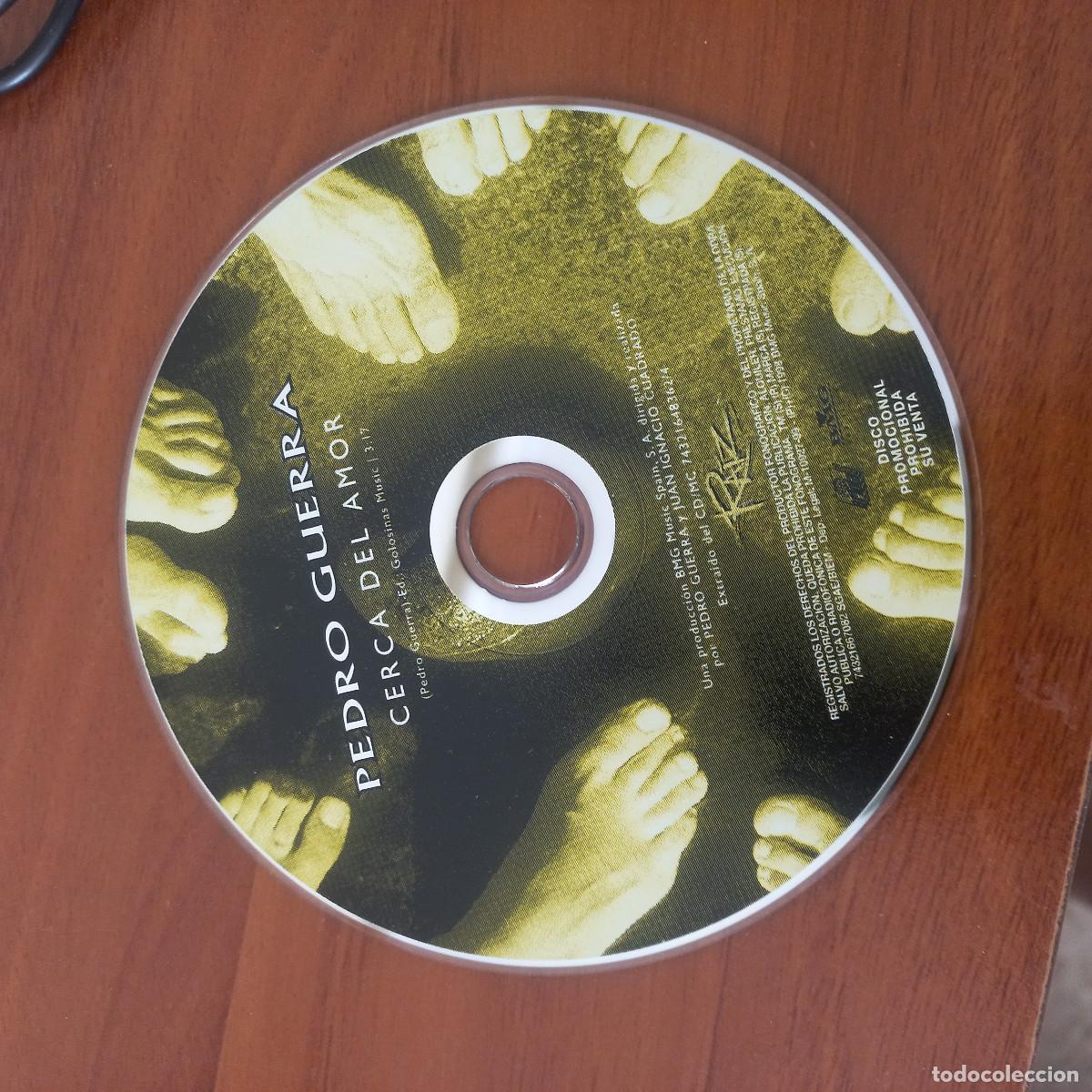 CDs de m&uacute;sica: PEDRO GUERRA CERCA DEL AMOR ( CD SINGLE ) - Foto 1