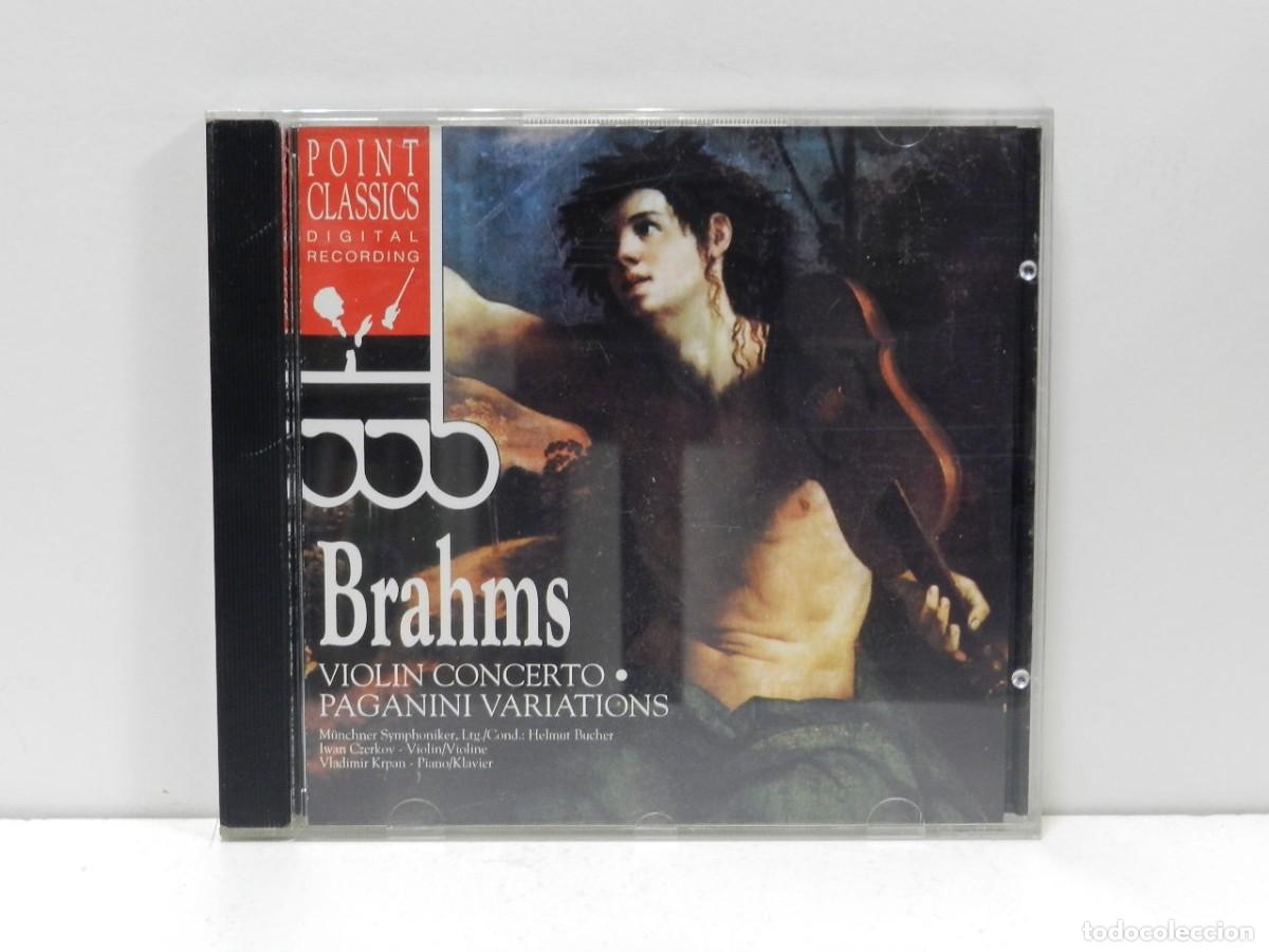 CDs de m&uacute;sica: DISCO CD. Brahms &ndash; Violin Concerto &bull; Paganini Variations. COMPACT DISC. - Foto 1