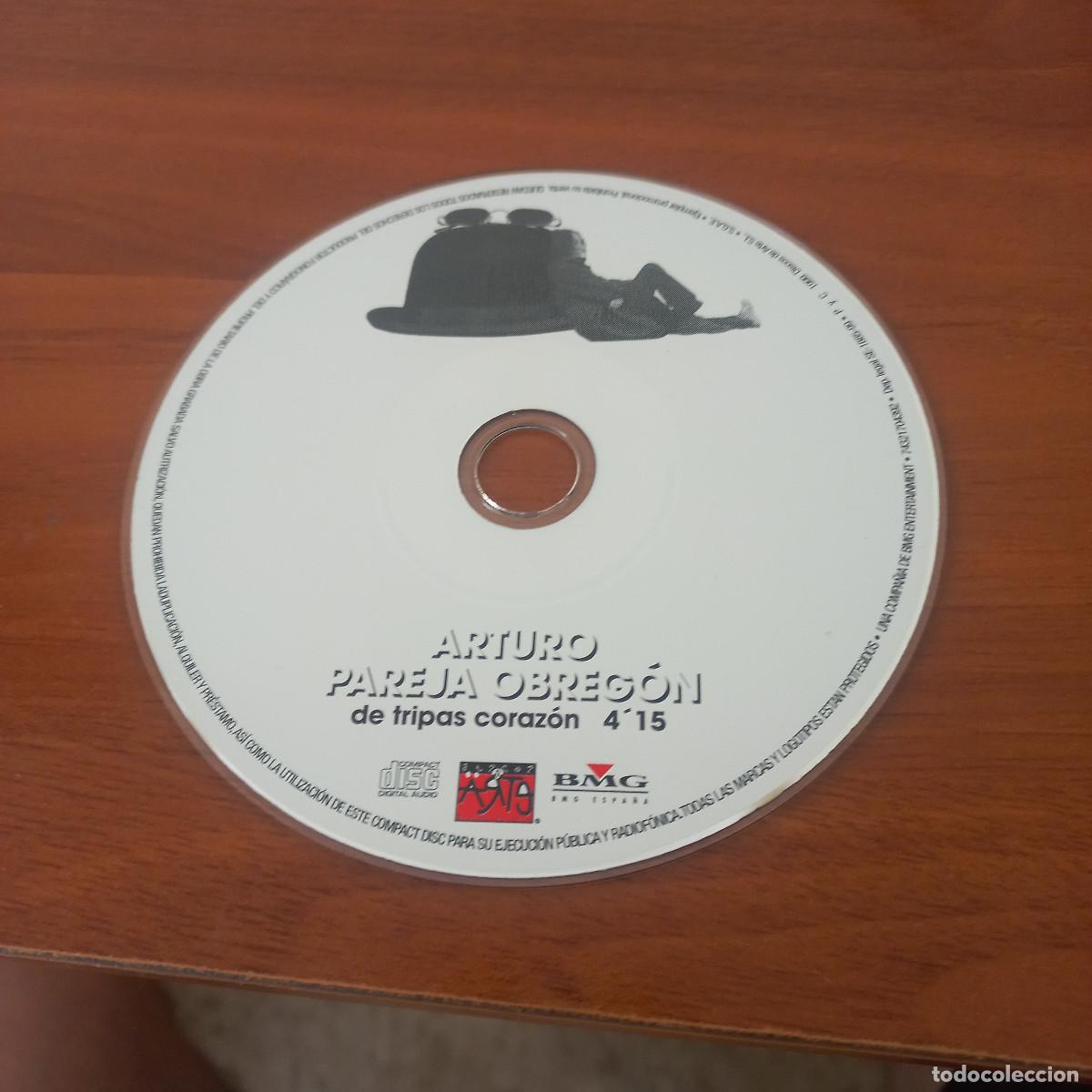 CDs de m&uacute;sica: ARTURO PAREJA OBREGON De tripas corazon CD SINGLE - Foto 1