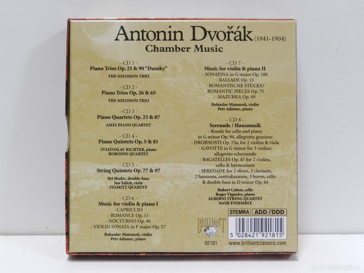 CDs de m&uacute;sica: DISCO 8 X CD. Dvoř&aacute;k &ndash; Chamber Music. COMPACT DISC. - Foto 2