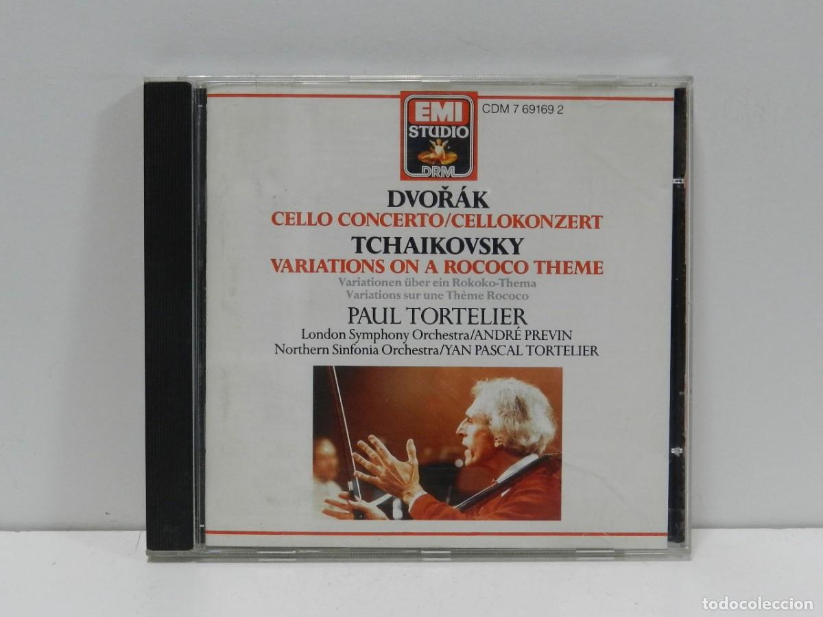 CDs de m&uacute;sica: DISCO CD. Dvoř&aacute;k, Tchaikovsky &ndash; Cello Concerto, Variations On A Rococo Theme. COMPACT DISC. - Foto 1
