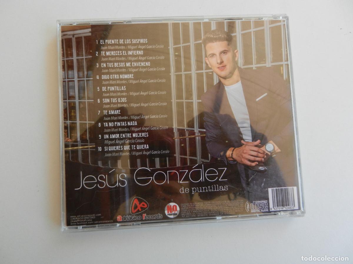 CDs de m&uacute;sica: JESUS GONZALEZ - DE PUNTILLAS - CD 2019 - Foto 3